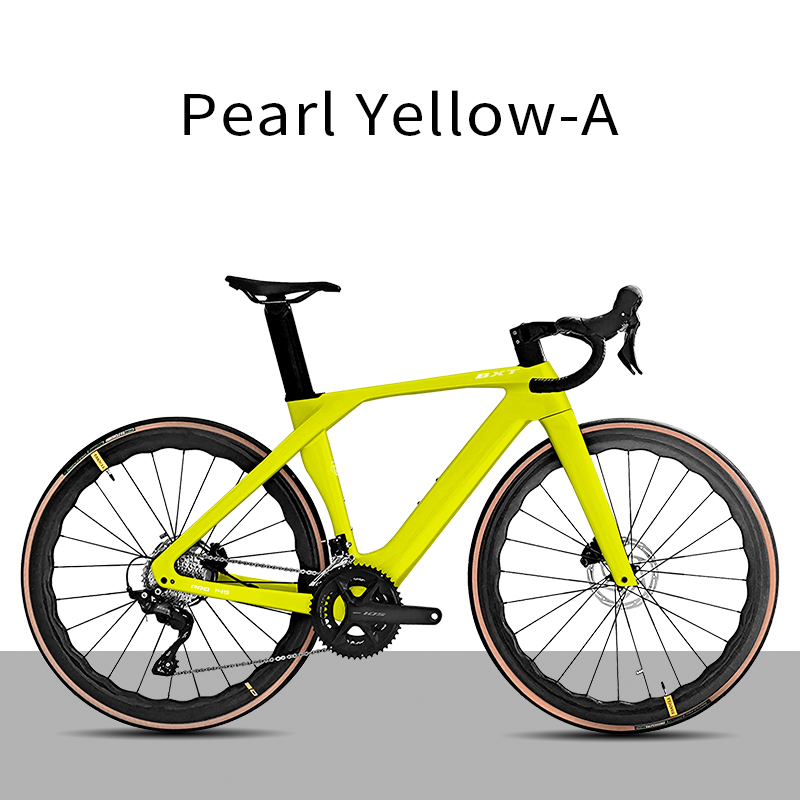 Vélo jaune perle