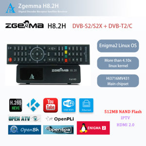 Potentes receptores de satélite ZGEMMA H11S-Enigma2 Linux OS, sintonizador de un solo DVB-S2X, decodificador de TV - Product Image 2