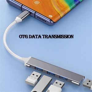 4 in 1 <strong>USB</strong> 3.0 HUB Type C to <strong>USB</strong> 4 Port Multi Splitter Adapter OTG Type-C HUB for Lenovo Macbook Pro <strong>PC</strong> Computer Accessories - Product Image 5