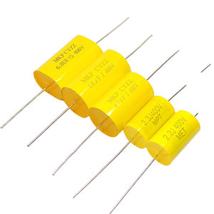聚丙烯薄膜音频电容器Mkp 1.5Uf 400Vac CBB20轴向轴向水平穿心电容器 - Product Image 1