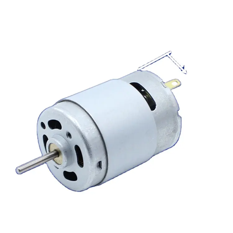 YB High Quality 380 Geräuscharme Doppel welle 12000 U/min 36MM Micro 12V 24V DC Motor für Haartrockner