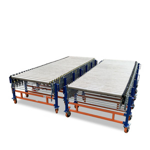 Cinta transportadora telescópica flexible motorizada de carga y descarga Máquina de cintas transportadoras de rodillos extensibles de expansión por gravedad - Product Image 4