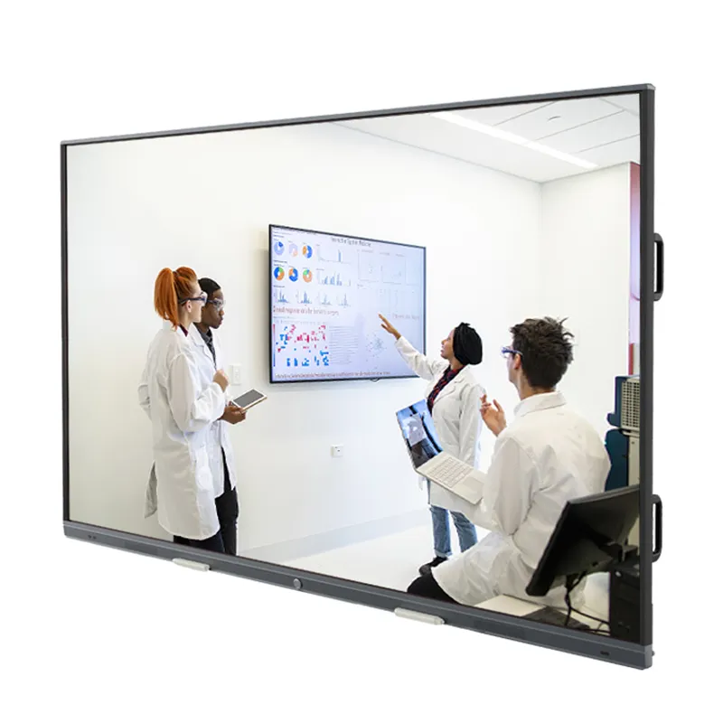 Pantalla táctil multipunto 4K para pizarra blanca inteligente, Panel plano con pantalla Digital interactiva, 65, 75, 86 pulgadas, precio de fábrica LT, OEM