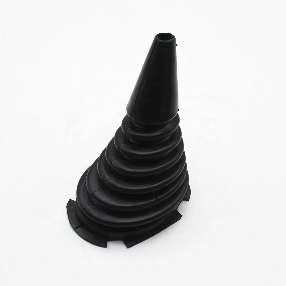 Black EPDM/NBR/CR Molded Truck Parts Flexible Bellows Rubber Shock Absorber