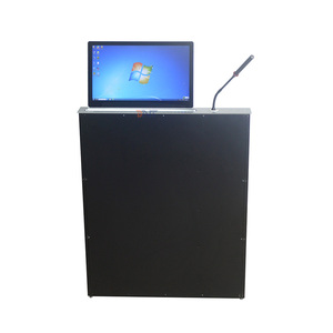 Hội nghị Thông Minh Giải pháp hệ thống tuôn ra núi bảng có thể thu vào màn hình bàn LCD Monitor Lift với xây dựng trong Microphone - Product Image 3