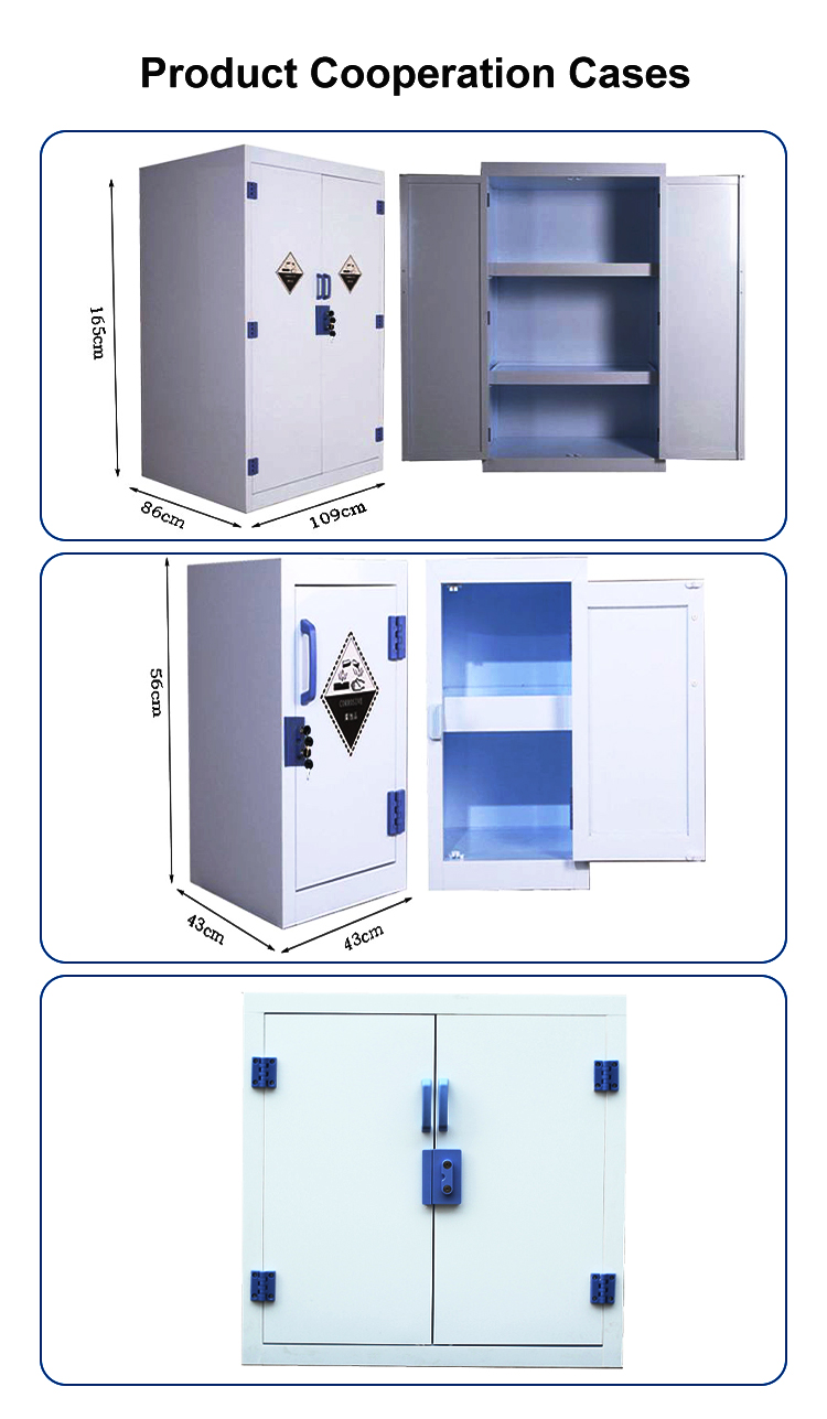 Tủ an toàn Nội thất phòng thí nghiệm hiện đại Tủ an toàn phòng thí nghiệm Pp Hóa chất 3