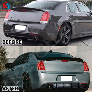 Chaoshenghang ブランドファクトリー製 カーデコレーションパーツ OEM PP製 リアディフューザーリップ クライスラー 300C SRT リアバンパーリップ ディフューザー 2015年以降 - Product Image 5