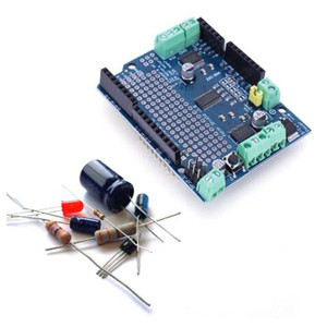 PWM Servomotor Board Shield V2 Gleichstrom-Schrittmotor Servomotor Modul TB6612 IIC I2C für Arduino Roboter Mega R3