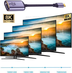Adaptador USB C a Displayport Fuente USB4 Tipo C a DP Displayport Cable hembra Pantalla 8K 60HZ UHD 4K Adaptador de pantallas de monitor - Product Image 5