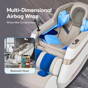 Günstiger Preis Moderner elektrischer Shiatsu Entspannender Heimgebrauch 8D Feste Rollen <span class=keywords><strong>massage</strong></span> Ganzkörper-Schwerelosigkeits-<span class=keywords><strong>Massage</strong></span> stuhl - Product Image 3