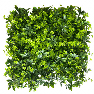 美しい緑の壁装飾植物人工ユーカリの木リアルな葉造園用プラスチック緑 - Product Image 4