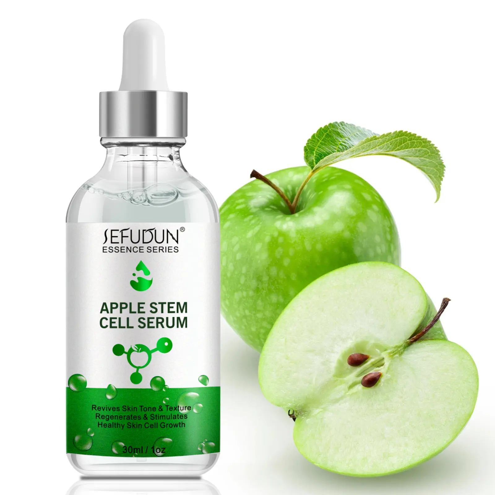 Doğal SEFUDUN Apple kök hücre serumu uyanış yüz cilt Anti-Aging genç tutmak Serum 30ml