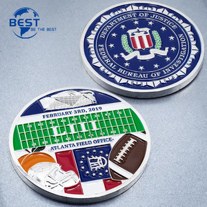 Deri kutu ile özel kişiselleştirilmiş döküm özel amblem paralar hatıra parası - Product Image 6