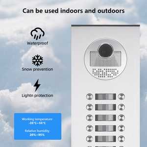 Pannello da 10 pollici Tuya Smart Home Control IP/TCP citofono con videocitofono e campanello ad anello