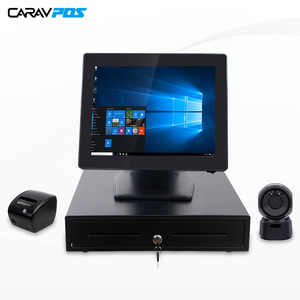 15 Inch POS системы машина сенсорный экран Ресторан кассовый аппарат с емкостным сенсорным экраном monitorall в одном эпос системы - Product Image 2