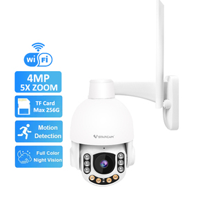 Vstarcam CS65Q-X5 4MP金属外壳全彩夜视摄像机Wifi户外安全人体跟踪5x变焦PTZ摄像机 - Product Image 1