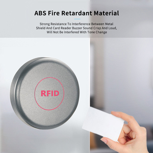 Controlador de acceso de metal a prueba de agua IP65 inteligente IC 125kHz/13,56 MHz Lector de tarjetas RFID de Material ABS duradero de la marca - Product Image 2