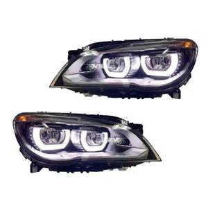 BMW 7 serisi F01 F02 M7 için 2009-2015 LED farlar modifiye ön gündüz farları otomobil parçaları - Product Image 2