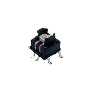 Werksverkauf SMD RGB Dreifarbiger Taktsc halter 6x6 LED Beleuchteter Druckknopf schalter RGB-LED-Taste Small Smd - Product Image 1