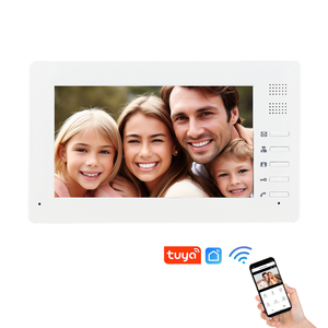 Wasserdichtes 7-Zoll-Tuya-Smart-IP-TCP-Video-Türsprechanlage für Multi-Apartments - Product Image 2