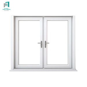 Modern PVC Casement <strong>Window</strong> with Double Glazed UPVC Sliding Glass Doors for Hotels Plastic <strong>Frame</strong> Design - Product Image 1