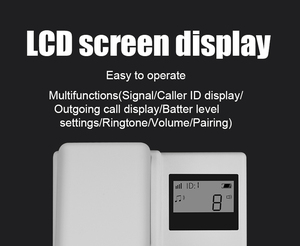 Sistema de intercomunicador de Audio inalámbrico para el hogar, auriculares de mano seguros extensibles de 2,4 GHz y 433MHz con unidad interior 999 para almacén y oficina - Product Image 2