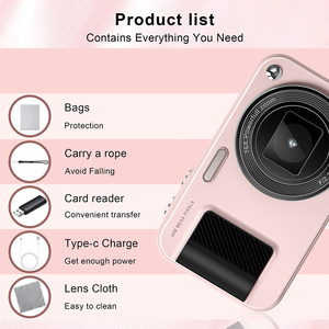 Jarvis 2025 máy ảnh kỹ thuật số cảm biến hiệu quả CMOS video 48M 16X Zoom 1080P có thể sạc lại pin giá rẻ hỗ trợ ODM OEM" - Product Image 2