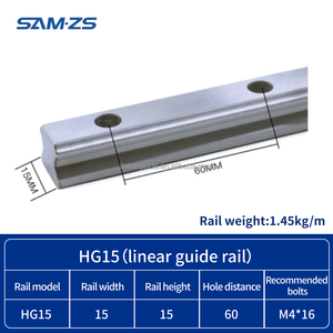 Bloque de carro de riel de guía de movimiento lineal CNC compatible con HGW35CC HGH30CA, rodamiento lineal de 20-55mm, descuento por pedido a granel - Product Image 3
