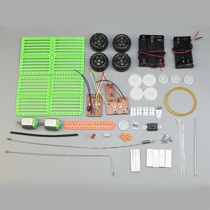 Okul el yapımı öğrenme kiti diy 4 kanal RC uzaktan kumanda arabalar elektrikli - Product Image 3