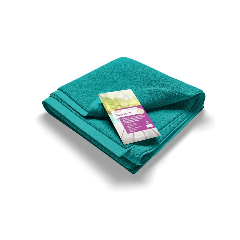 Garanzia di qualità di fascia alta stile Jacquard 100% cotone biologico asciugamano da bagno per l'esportazione all'ingrosso