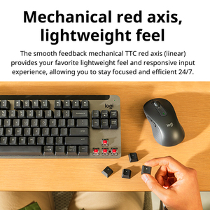 100% Original Logitech K855 IR Wireless <strong>Keyboard</strong> Mechanical <strong>Keyboard</strong> With Unifying Receiver - Product Image 4
