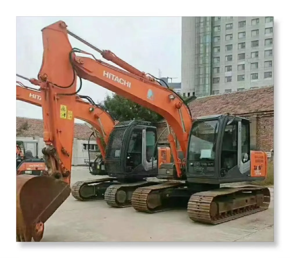 Hitachi usato escavatore cingolato ZX120 giappone fatto originale 12ton medio usato zaxis120 zx200 zx60 escavatore per la vendita a buon mercato