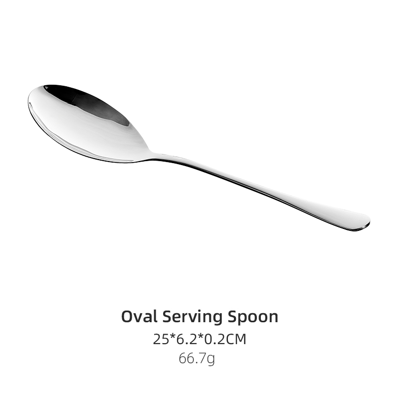 Oval Serving Spoon