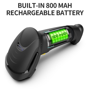 Gtcodestar kho Máy Quét Mã Vạch 2.4GHz không dây USB Đầu đọc mã vạch 1D Máy quét mã QR súng sản phẩm kỹ thuật số - Product Image 6