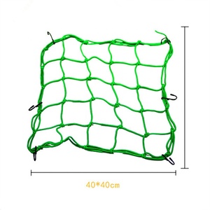 Motorcycle Fuel Tank Net <strong>with</strong> <strong>Hooks</strong> 40*40CM Helmet <strong>String</strong> Bag <strong>Elastic</strong> Tail Box Luggage Mesh Net Spare Parts Accessories - Product Image 2