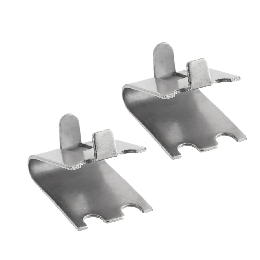 Piezas de estampación de acero inoxidable, Clip de estante de metal para refrigeración