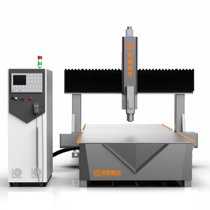Máquina enrutadora de eje de madera CNC Rongchi, husillo giratorio de 180 grados, 4 ejes, buen precio, componente de núcleo de Motor NC Studio Syntec Richauto - Product Image 1