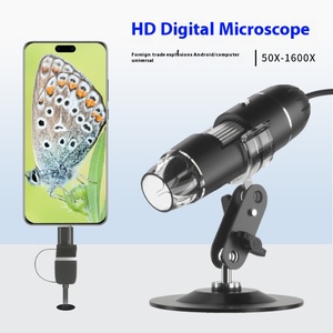 Microscopio trinocular digital con fuente de luz LED 1600x3 en 1, 2,0 millones de HD para ordenador Android y tipo monocular universal - Product Image 2