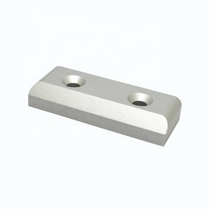 Precision CNC Square <strong>Coupling</strong> <strong>M3</strong> Threaded Bracket Aluminum Fixing Block Natural Anodized Machined Parts - Product Image 1