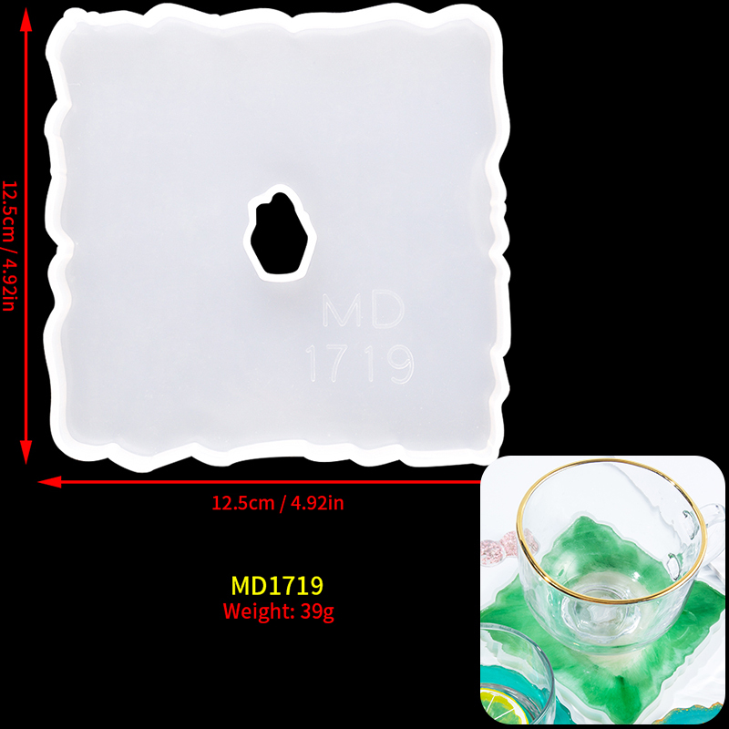 MD1719 Stampo per sottobicchieri bianco