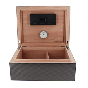 מפעל סיגר עץ <span class=keywords><strong>humidor</strong></span> תיבת עץ ארז עם hydrometer אחסון סיגר עץ <span class=keywords><strong>humidor</strong></span> - Product Image 5