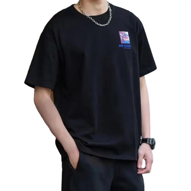 fabrik direktverkauf hohe qualität sommer kurze Ärmel weiß schwarz herrenbekleidung großhandel lässigste modische baumwolle t-shirt mann