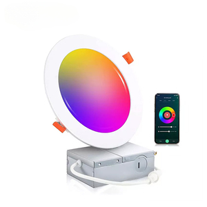 Tuya แอป & Alexa ใช้ในบ้านได้ ETL RGBW แผงไฟ LED เพดานอัจฉริยะเปลี่ยนสีได้สำหรับใช้ในสำนักงาน - Product Image 1