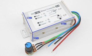 Taidacent PWM Variabile 24V DC Controllo di Velocità del Motore 12V-60V Regolatore di Velocità del Motore 9V 36V 20A DC Regolatore di Velocità del Motore - Product Image 5