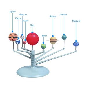 Güneş sistemi enstrüman Model seti dokuz gezegen boyama modeli eğitim çocuk bilim Planetarium oyuncak plastikten yapılmış - Product Image 3