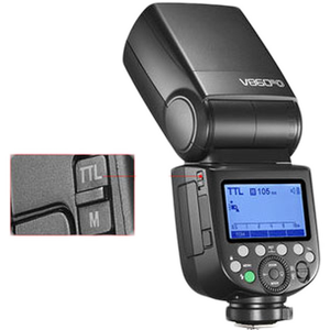 Godox V860III-N I-TTL高速同步1/8000s相机闪光灯Speedlite，具有10级可调光的2.4G GN60锂离子电池减速灯 - Product Image 4