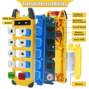 Fabbrica 225 metri intelligente Winch industriale Radio Wireless gru telecomando per camion 10% Off Rolling Code - Product Image 3