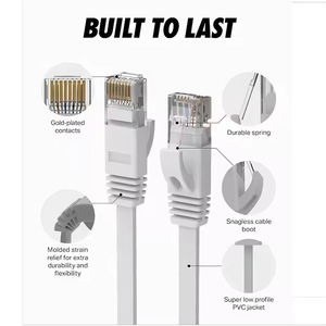Kablo üreticisi Cat6 Utp ağ Cat6A 0.5m 1m 2m 5m 10m yama kablosu 3m saf bakır Ftp Rj45 Ethernet Lan kablosu kedi 6 kablo - Product Image 2