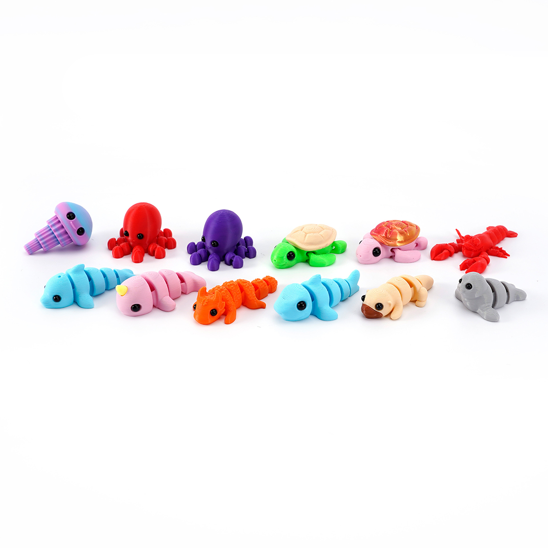 The entire family of cute Marine pets