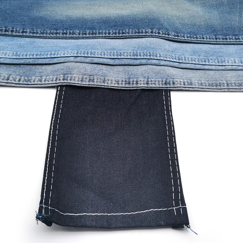 Aufar Pure cotton denim fabric stretch 100 percent cotton jeans fabric AF5B9058